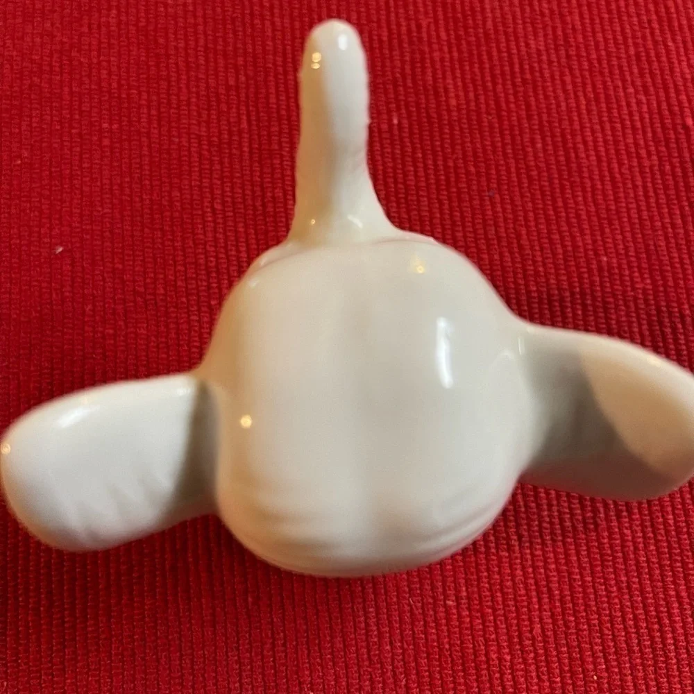 Vintage Ceramic Baby Elephant- Trunk Up